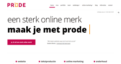 Desktop Screenshot of prode.nl